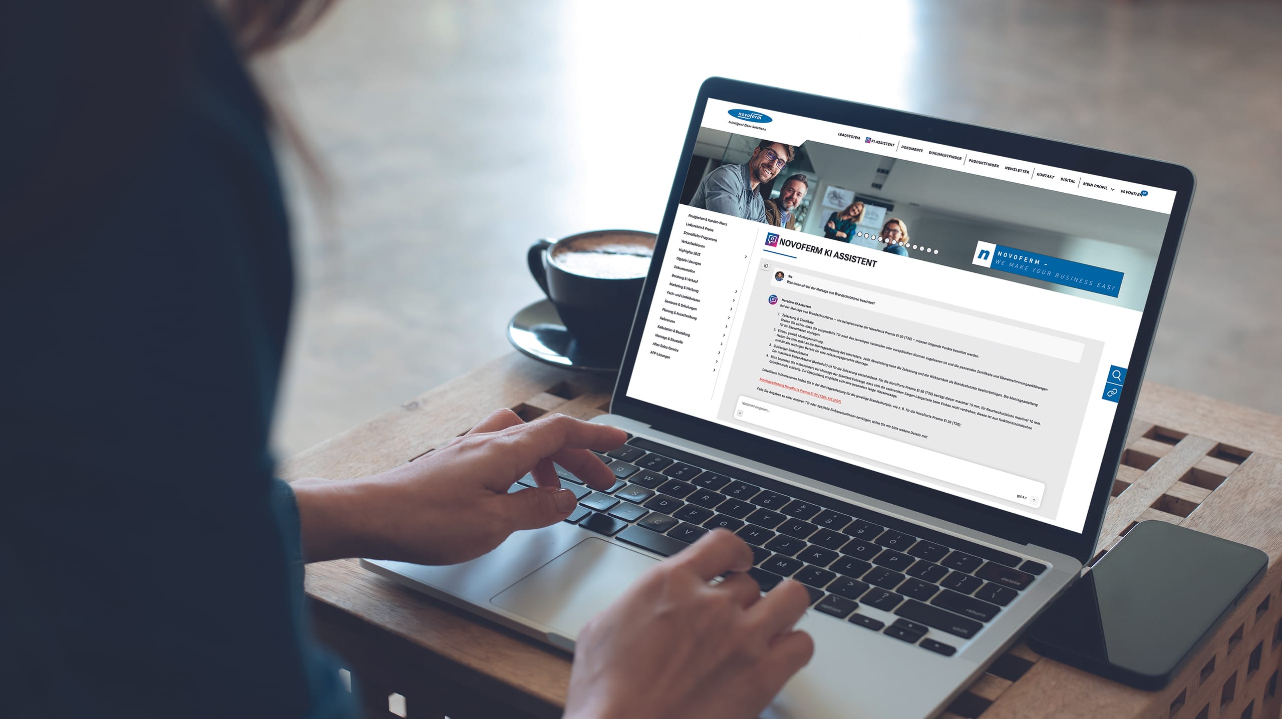 Novoferm stellt neuen KI-Assistenten vor