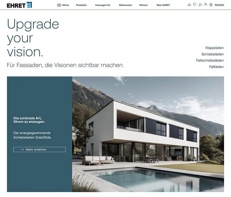 Ehret hat seinen Internetauftritt umfassend erneuert.