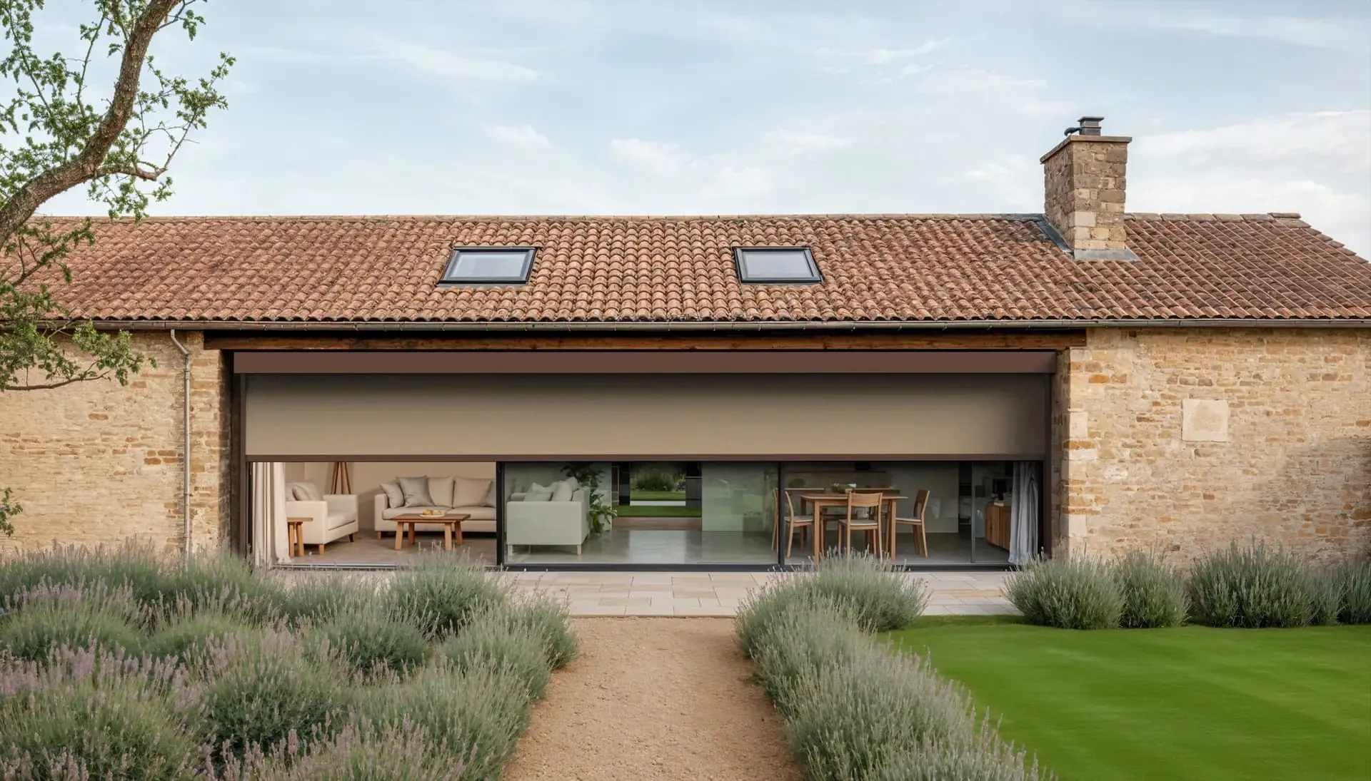 Renson stellt Textilscreen mit XL-Abmessungen vor