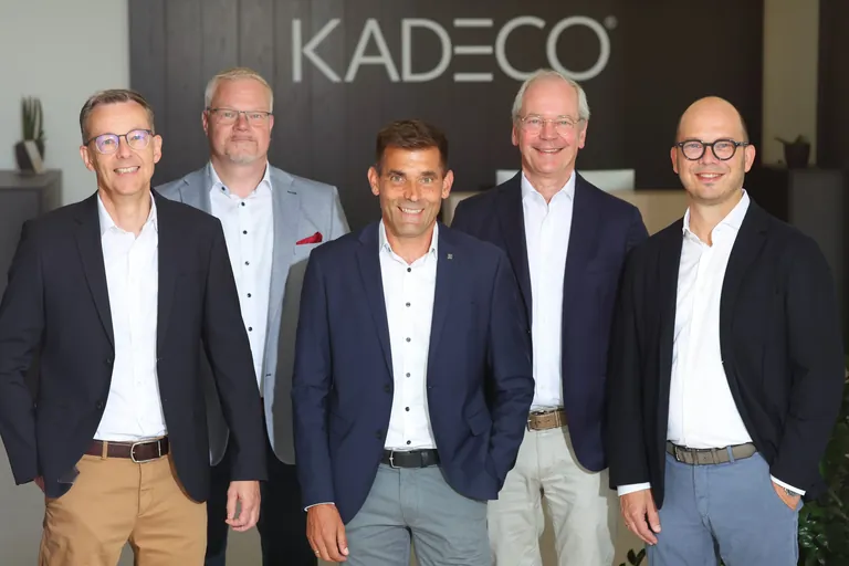 Das aktuelle Vertriebsteam von Kadeco (v. l.): Claus Hermjohannes, Axel Christian Böhner, Oliver Kunz, Ralf Rosemuck und Ulf Kattelmann.