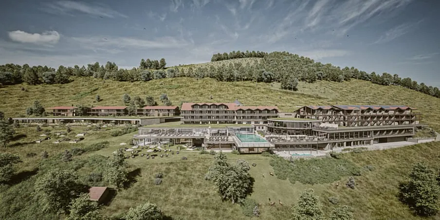 Sonnenschutzsysteme von MHZ für Wellnessresort im Allgäu